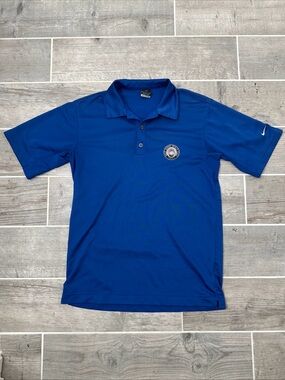 Nike Men’s Royal Blue Polo Shirt with Disney World Embroidered Logo